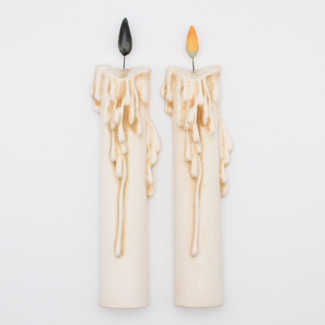 Porcelain Candle Wall Decor