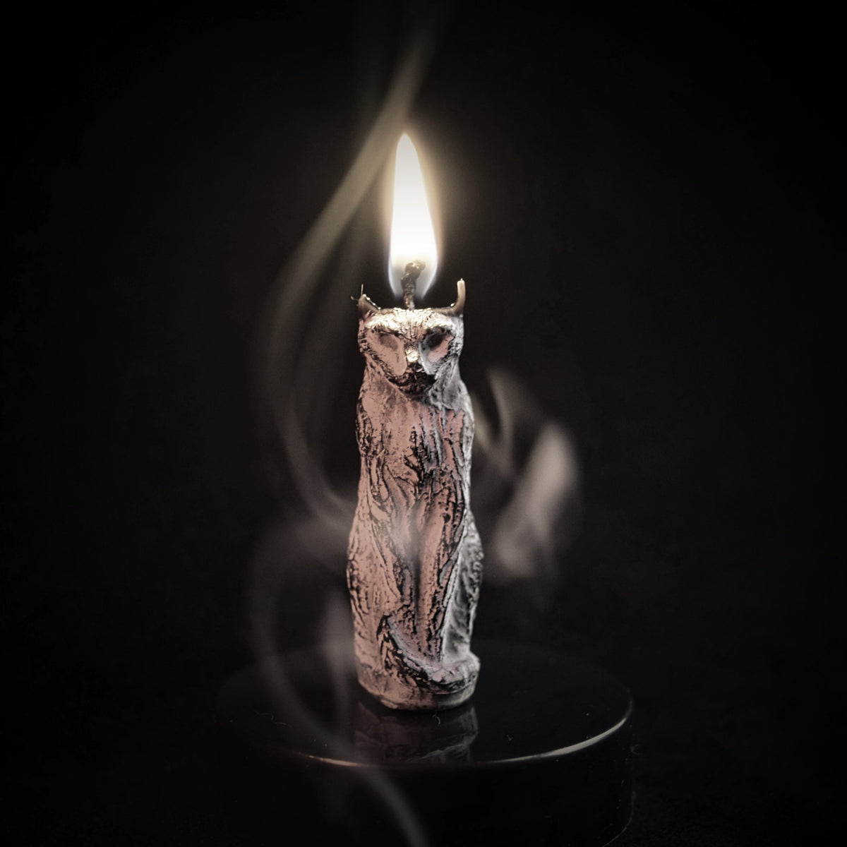 Mini Black Cat Candle Set