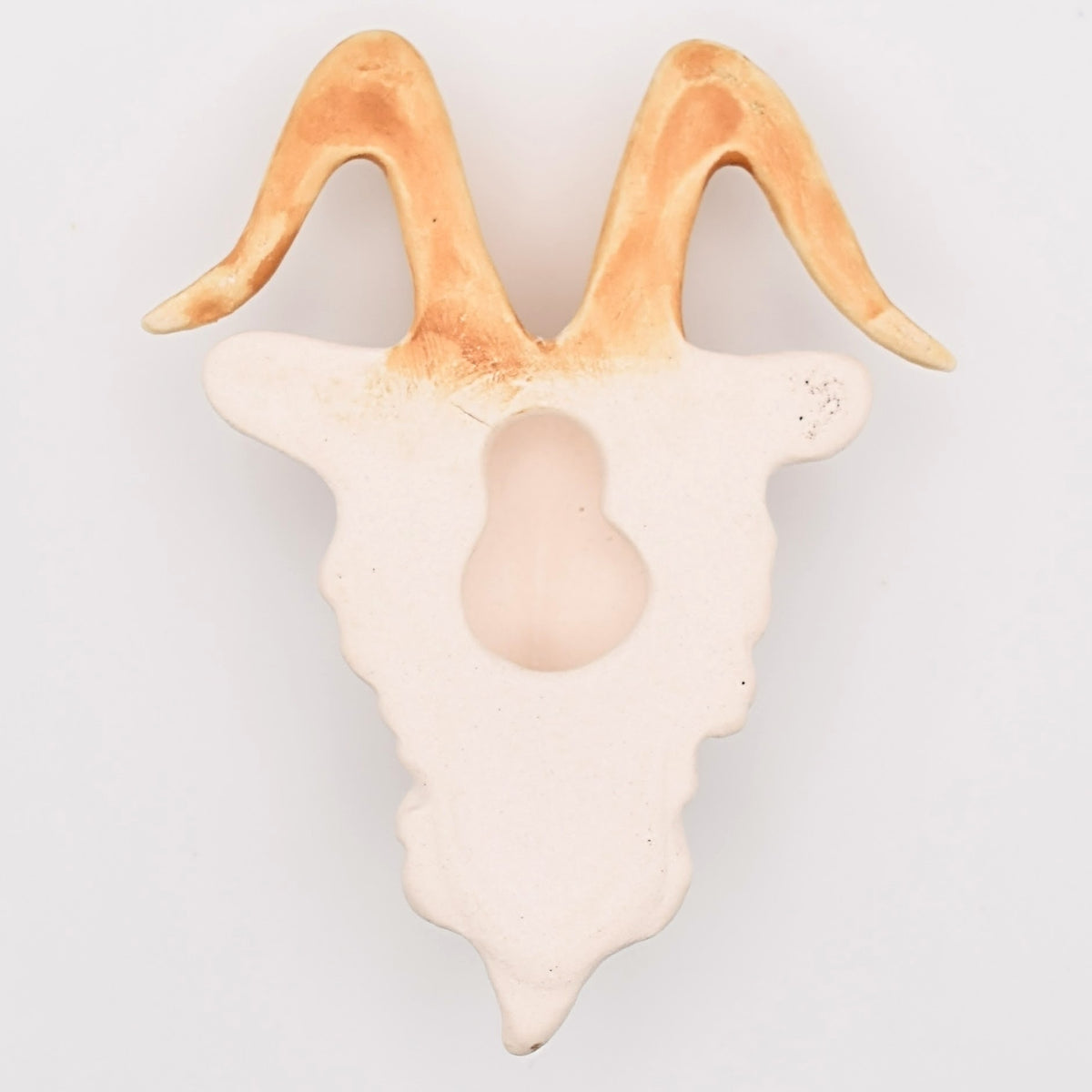 Porcelain Goat Wall Decor