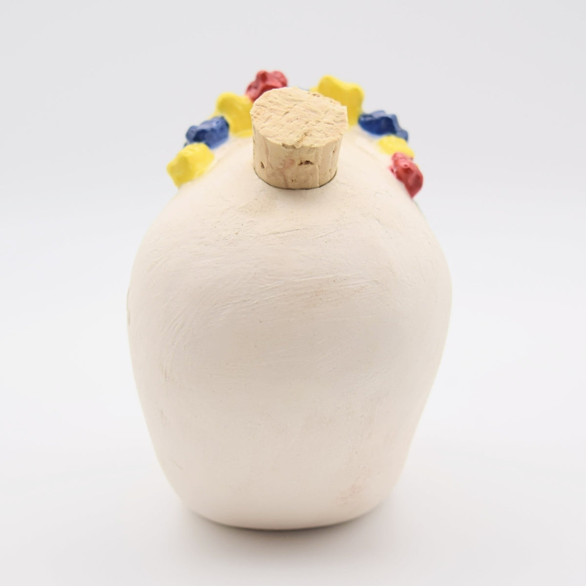 Ceramic Skull Bottle