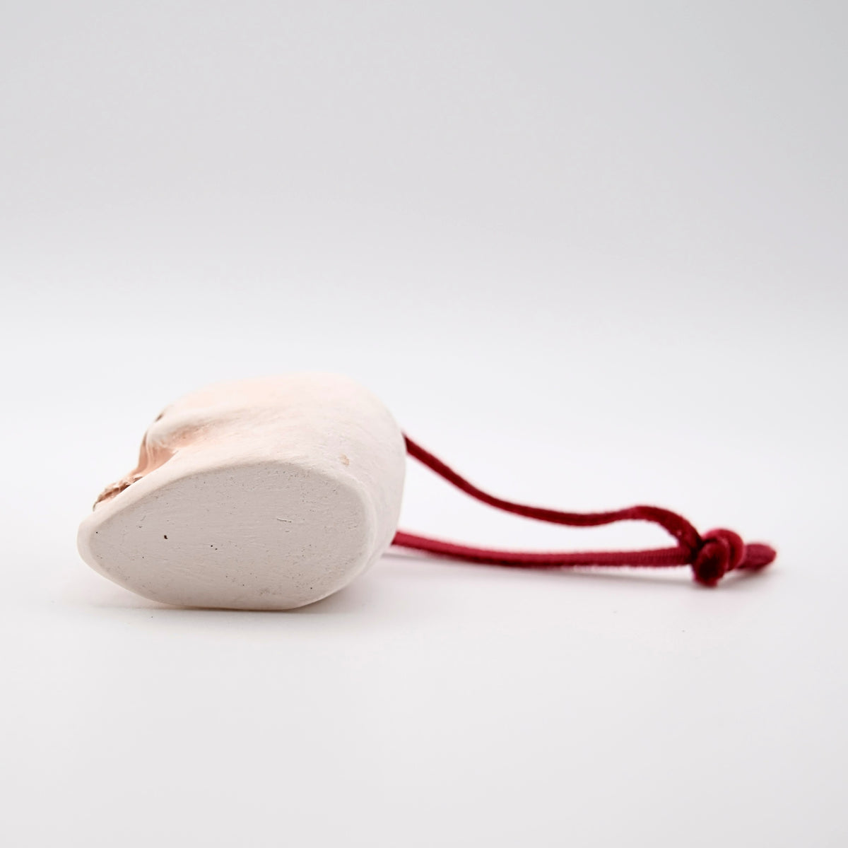 Mini Ceramic Skull Ornament