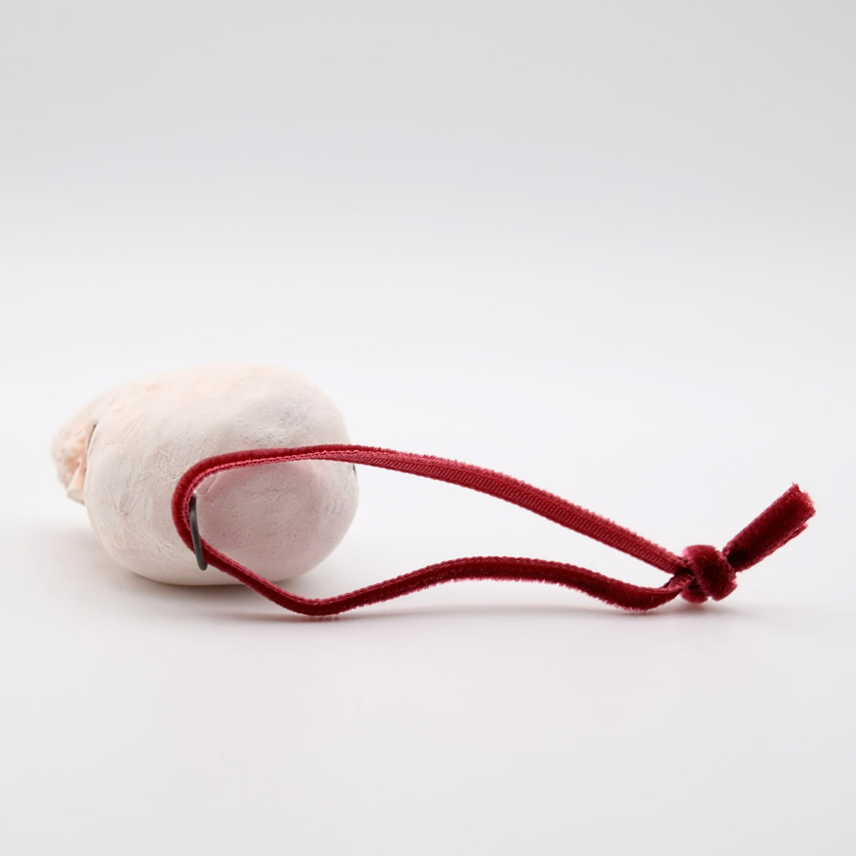 Mini Ceramic Skull Ornament