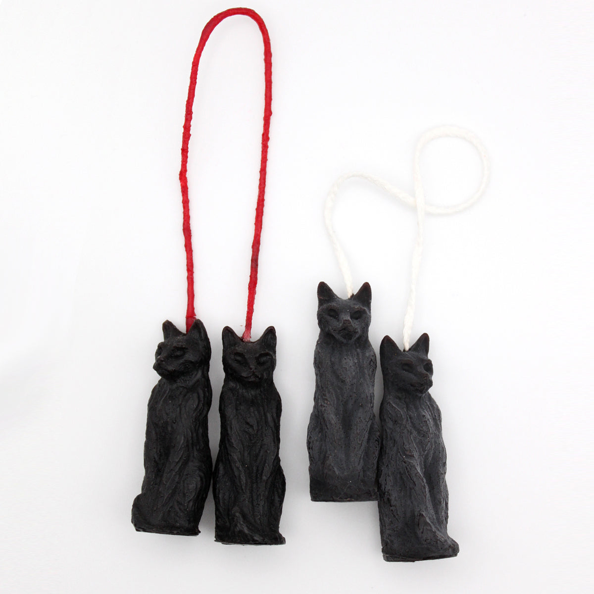 Mini Black Cat Candle Set