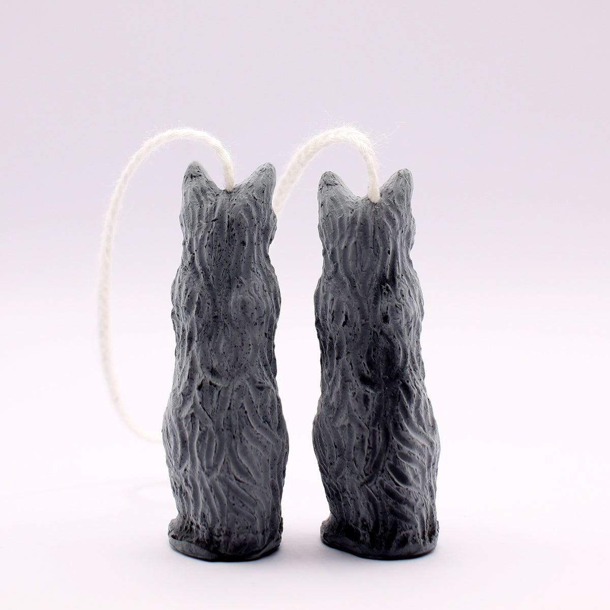 Mini Black Cat Candle Set