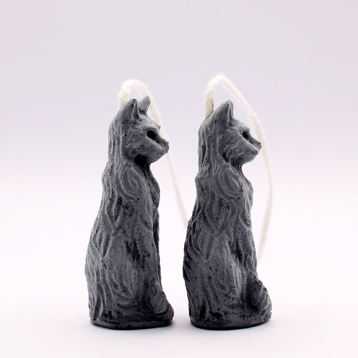 Mini Black Cat Candle Set