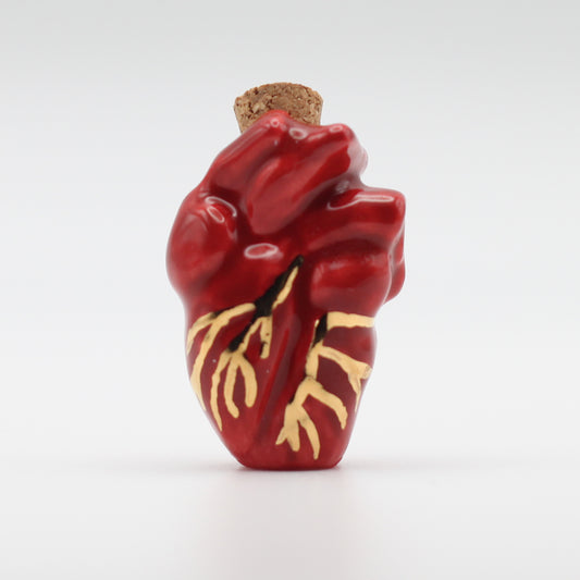 Mini Ceramic Heart Bottle