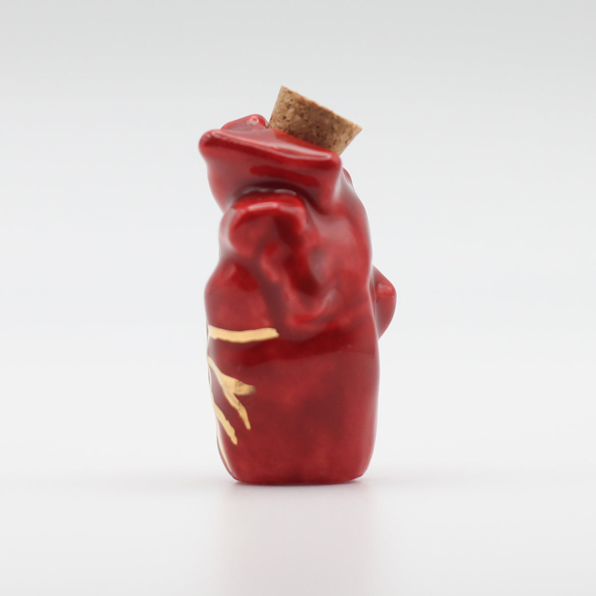 Mini Ceramic Heart Bottle