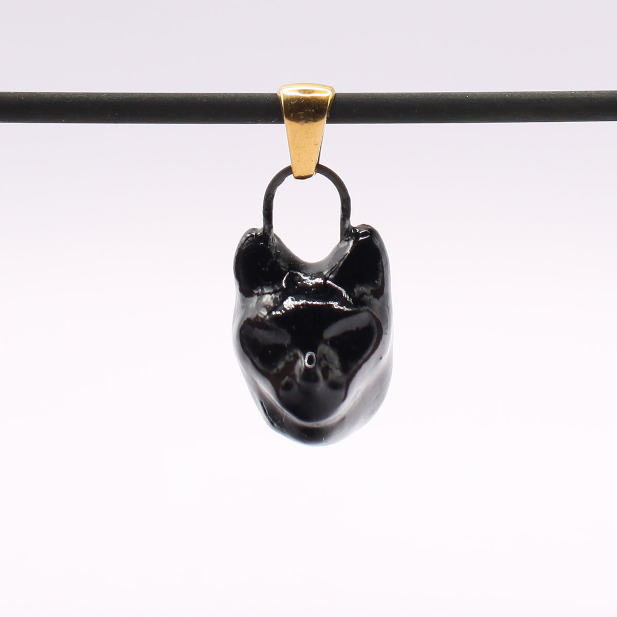 Porcelain Cat Pendant