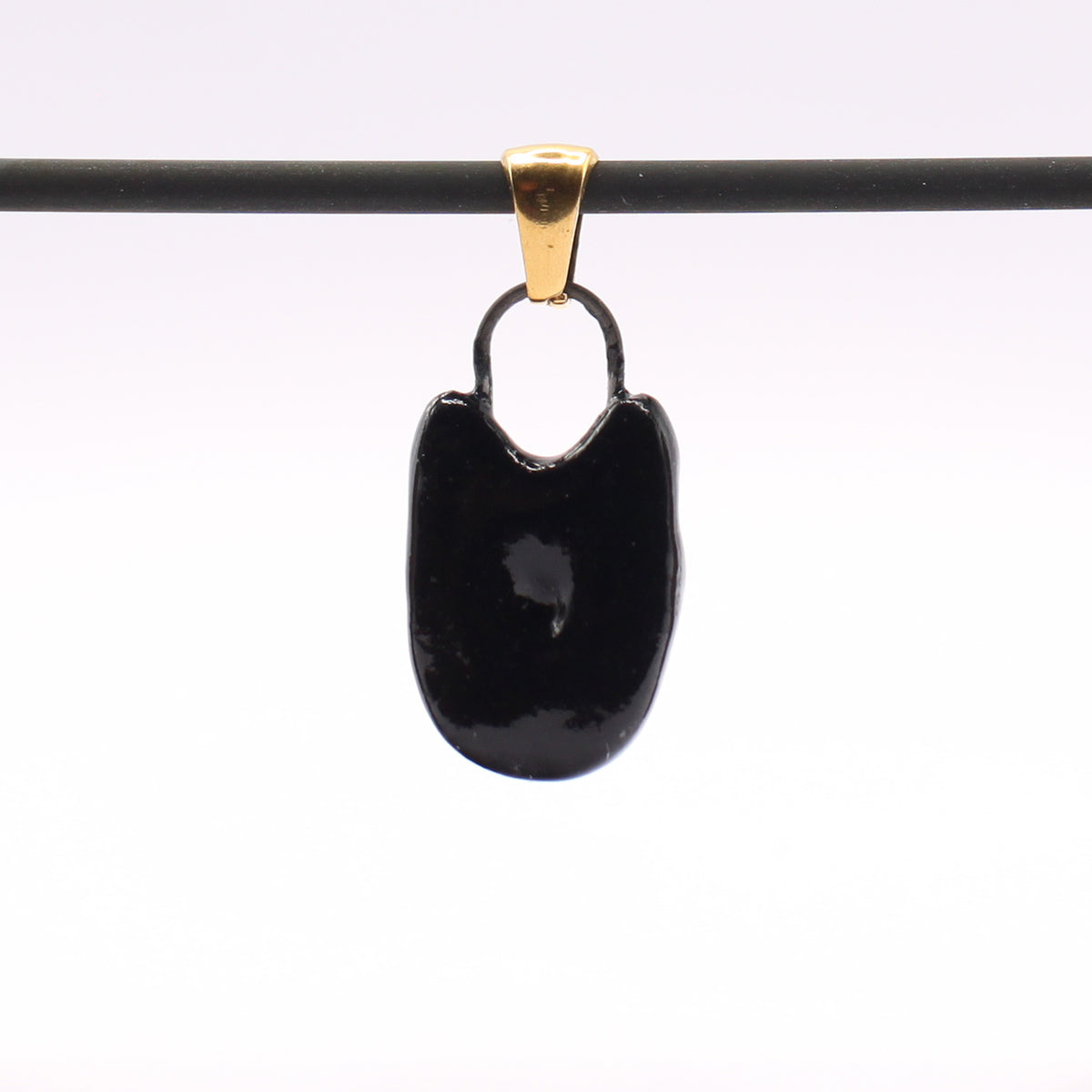 Porcelain Cat Pendant